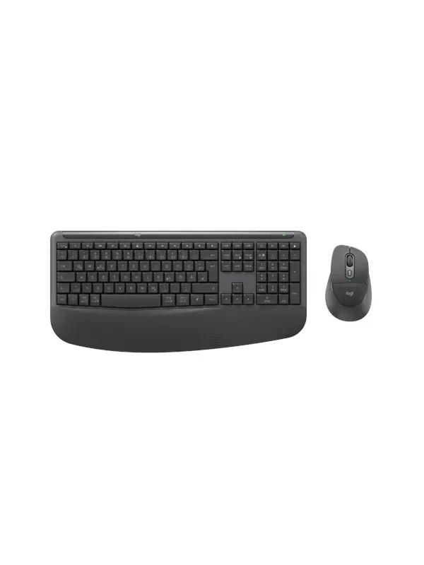 Logitech Signature Comfort Plus Combo MK880 for Business (Graphite) - Tastatur & Mus set - Tysk - Grå