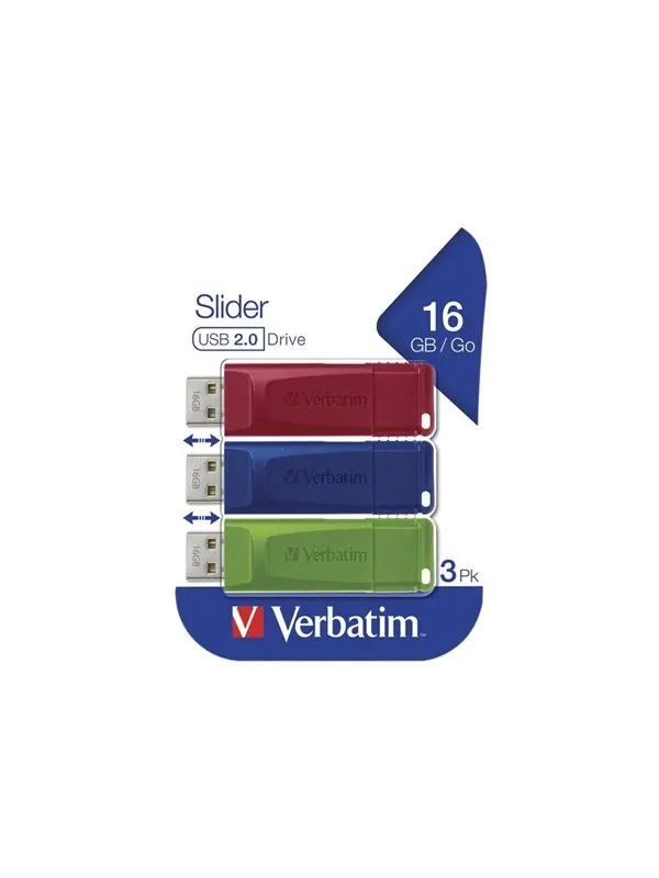 Verbatim Slider - 16GB - USB-minne
