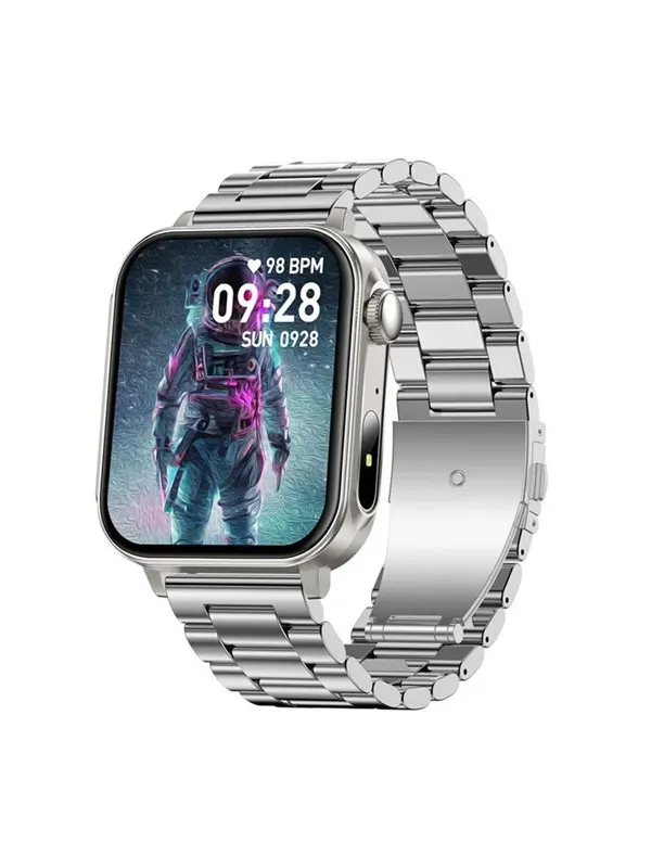 Colmi P80 Smartwatch - Steel and Silver