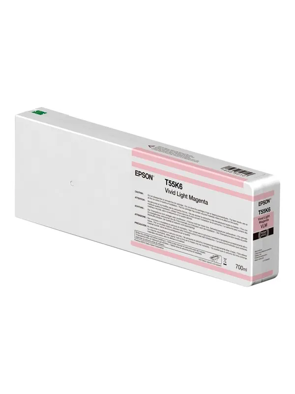 Epson T55K6 - vivid light magenta - original - ink cartridge