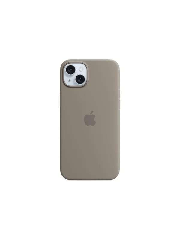 Apple iPhone 15 Plus Silicone Case with MagSafe - Clay