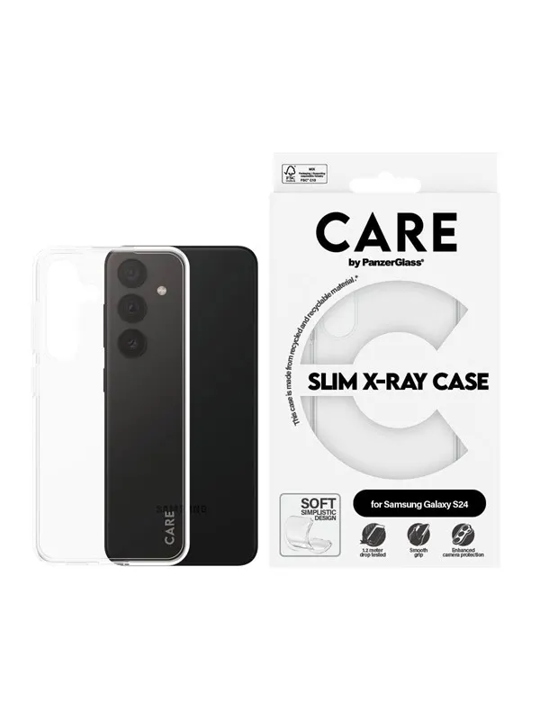CARE by PanzerGlass Fashionable Case Transparent X-Ray Soft Basic Samsung Galaxy S24