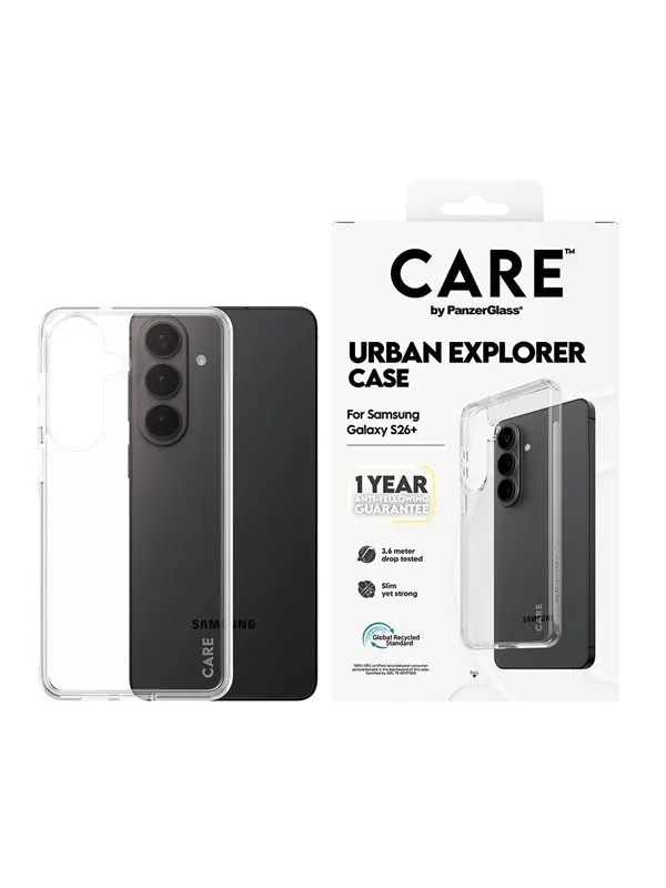 CARE by PanzerGlass Urban Explorer Case Transparent Samsung Galaxy S26+