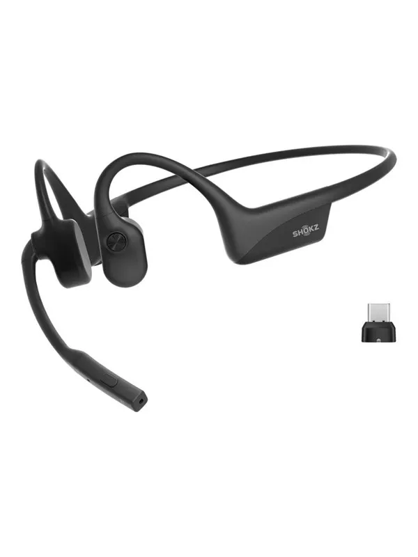 Shokz OpenComm2 UC 2025 Upgrade (USB-C Dongle) - Black