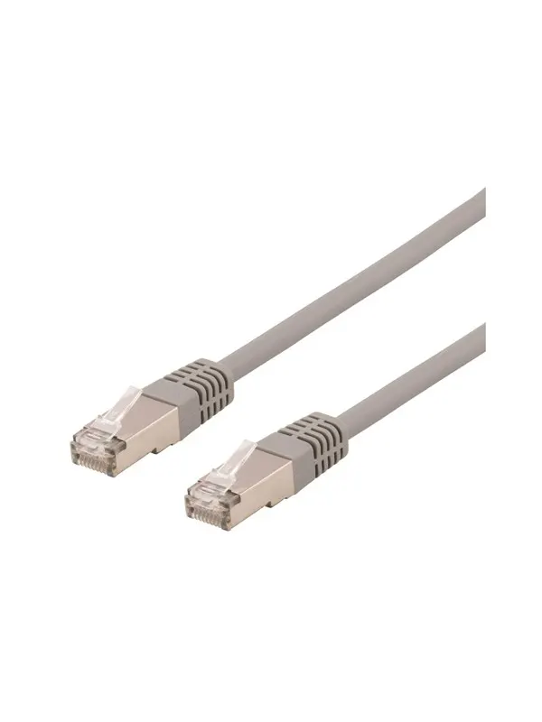Deltaco patch cable - 1 m - grey - Grå - 1m