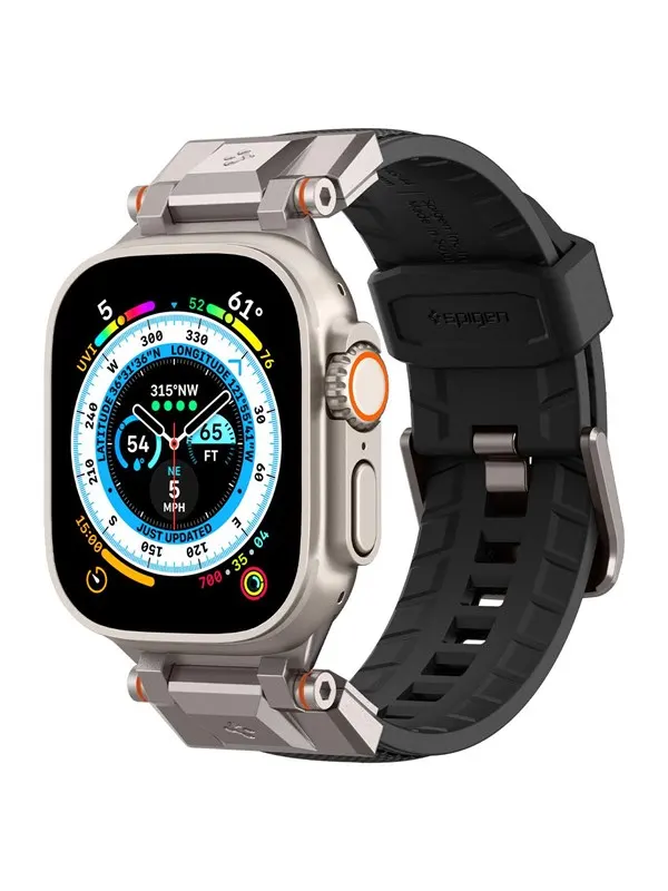 Spigen DuraPro Armor PU - black - Apple Watch 49mm/46mm/45mm/44mm