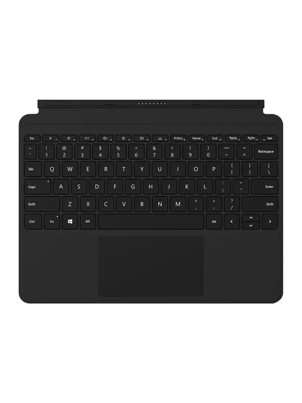 Microsoft Surface Go Type Cover - keyboard - with trackpad accelerometer - German - Tangentbord - Svart