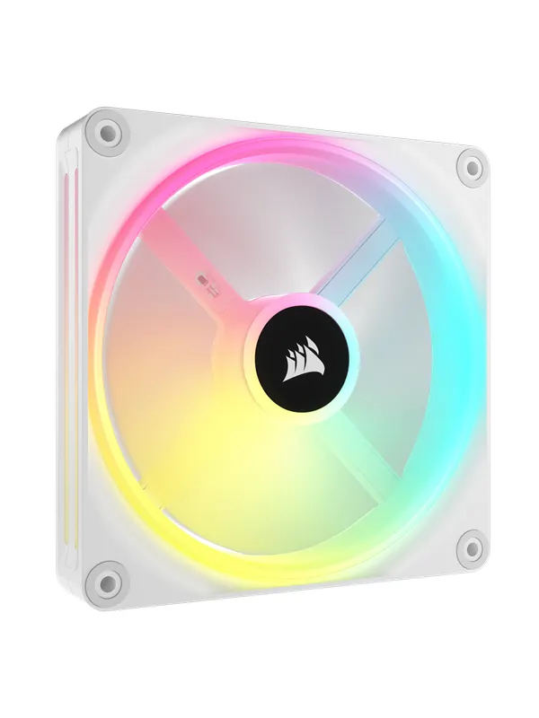 Corsair iCUE LINK QX140 RGB Expansion Fan - White - Chassi fläkt - 140mm - Vit med RGB-ljus - 37 dBA