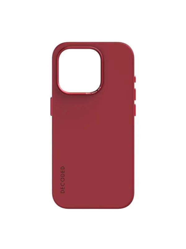 Decoded AntiMicrobial Silicone Backcover for iPhone 15 Pro Astro Dust