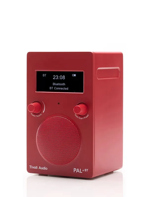 Tivoli Audio PAL+ BT - röd - DAB/DAB+/DMB/FM - Mono