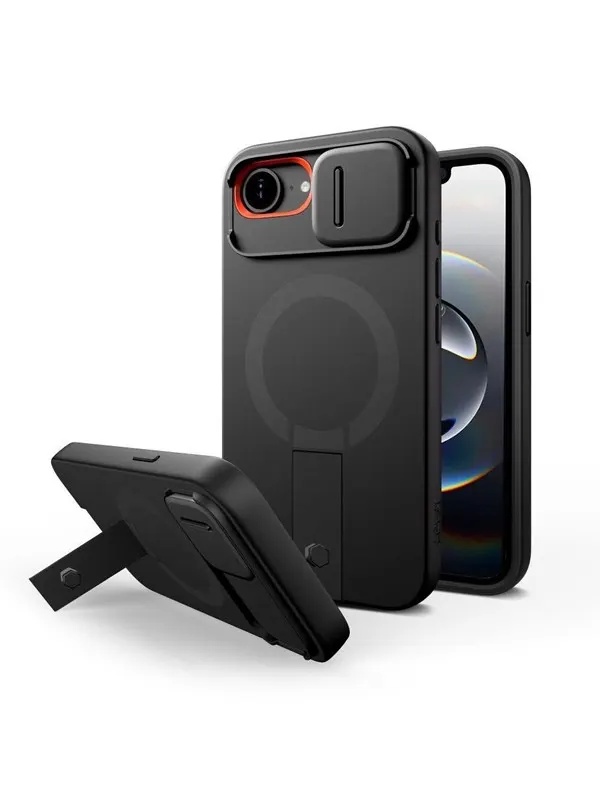 Tech-Protect Kevlar Aura MagSafe Case for iPhone 16e / 17e - Black