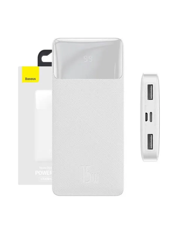 Baseus Bipow 10000mAh 15W - White - 10000 mAh
