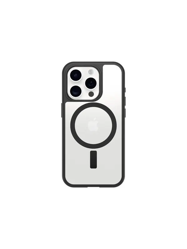 OtterBox React MagSafe Apple iPhone 16 Pro Black Crystal - clear/black - ProPack