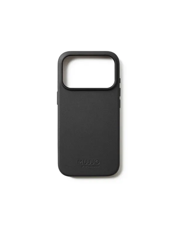 Mujjo Leather Case for iPhone 17 Pro - Black