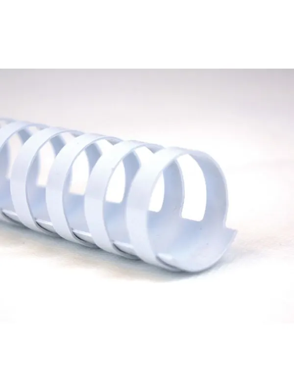 GBC Plastspiral CombBind 19mm A4 21R Svart Vit