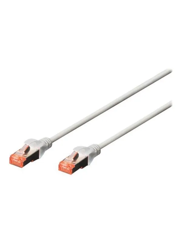 DIGITUS Professional patch cable - 10 m - grey - Grå - 10m