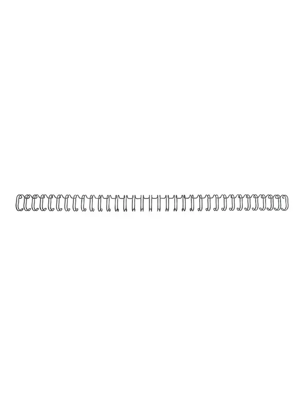 GBC Metallspiral 3:1 NO4 6mm A4 Svart Svart