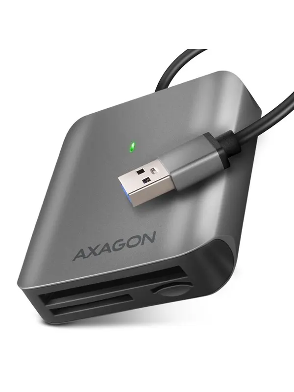 AXAGON SuperSpeed USB-A - SD / microSD / CF - UHS-II-kortläsare