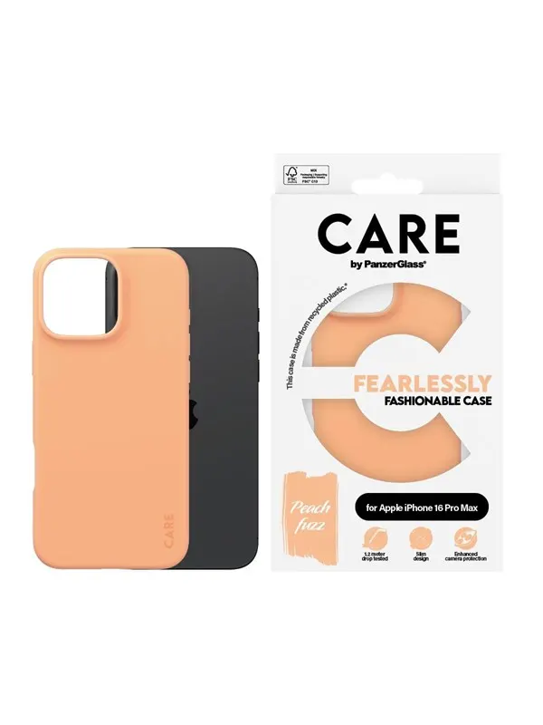 CARE by PanzerGlass Case Fashion Peachy iPhone 16 Pro Max