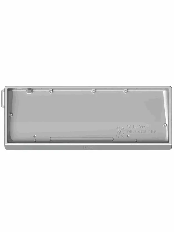 Wooting 60HE v2 Aluminium Case (Bright Silver) - Tangentbordsskal - Silver