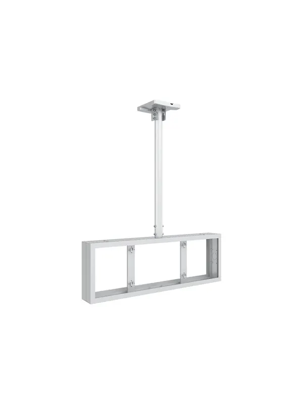 Multibrackets M Pro Series enclosure - back-to-back - for digital signage display - universal theft protect - white RAL 9005 - Max 25 kg - recommended for 37"