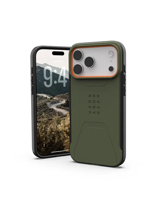 UAG Civilian Magsafe - Olive/Orange - iPhone 17 Pro Max