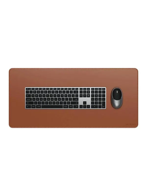Satechi Vegan-Leather Premium Desk Mat - Brown