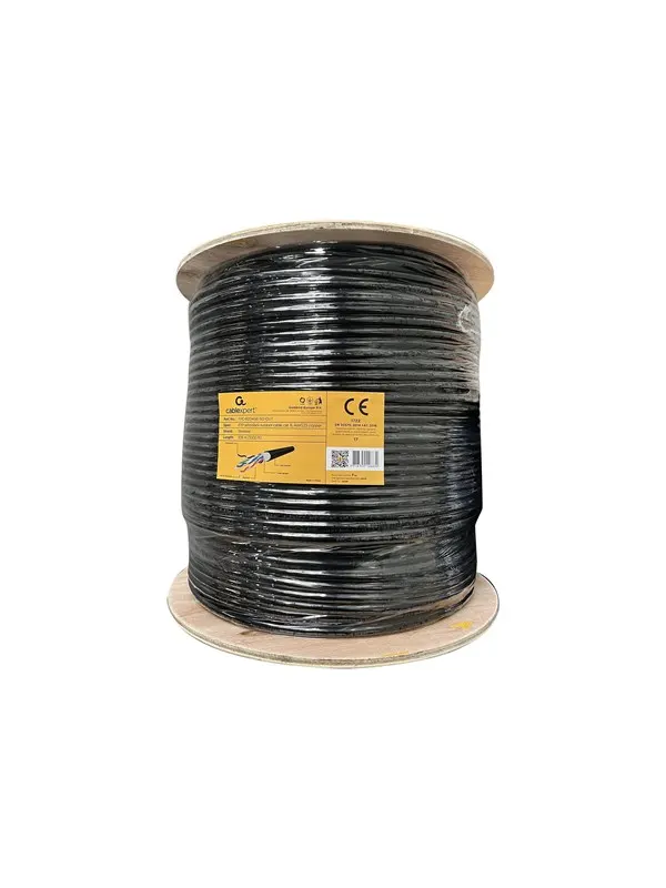 Gembird Cablexpert bulk cable - 305 m - black - Svart - 305m