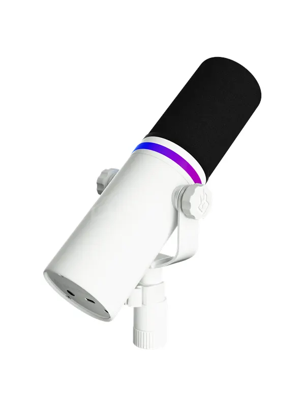 Beacn Mic - USB-C dynamisk sändningsmikrofon - Vit
