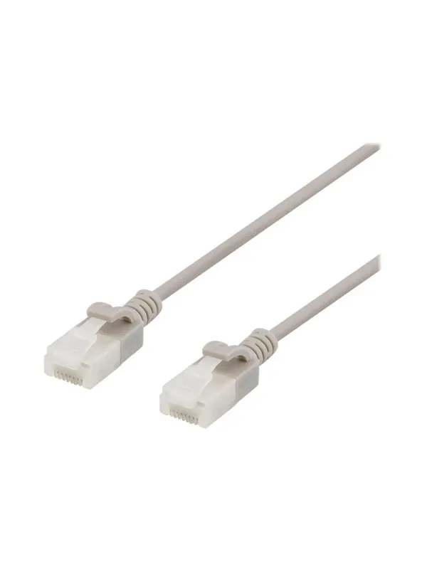 Deltaco patch cable - 1 m - grey - Grå - 1m