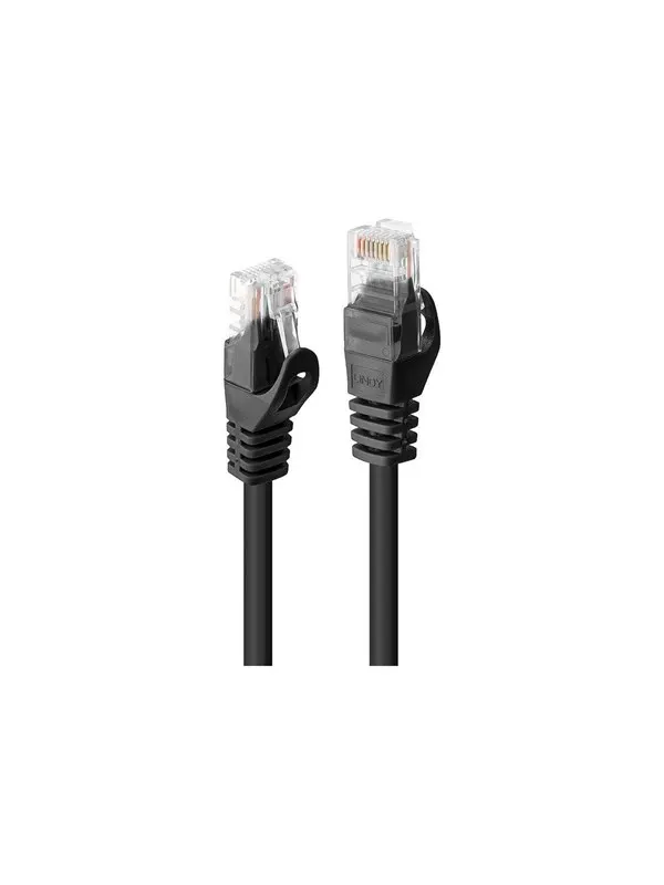 Lindy Basic patch cable - 5 m - black - Svart - 5m