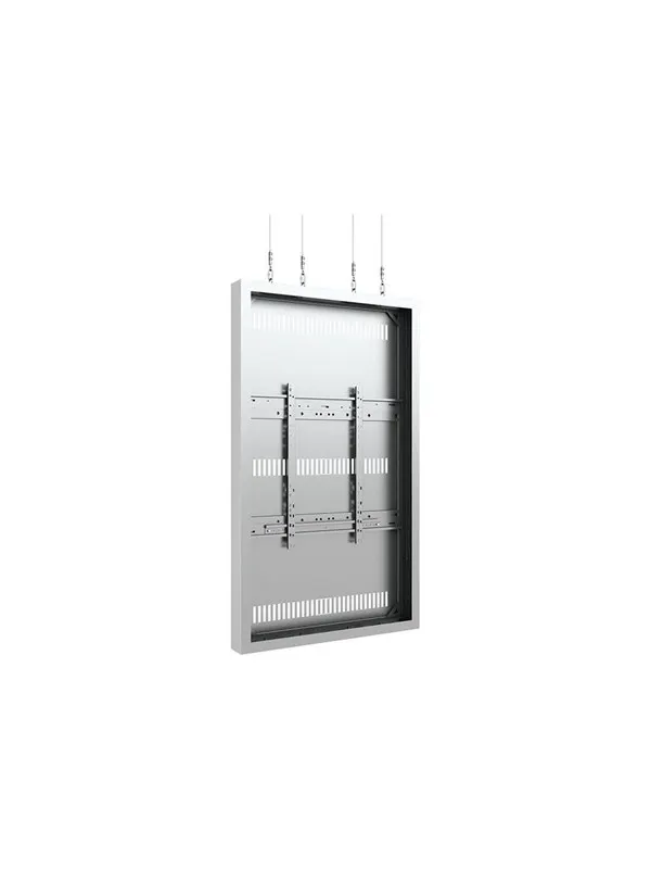 Multibrackets M Pro Series enclosure - for flat panel - high brightness universal - white RAL 9005 - Max 50 kg - recommended for 75"