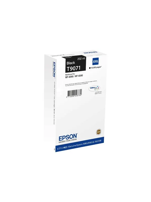 Epson T9071 - XXL size - black - original - ink cartridge