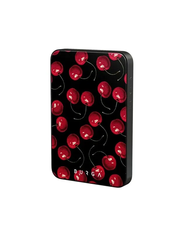 Burga Cherrybomb - MagSafe Power Bank 5000 mAh Gunmetal - 5000 mAh
