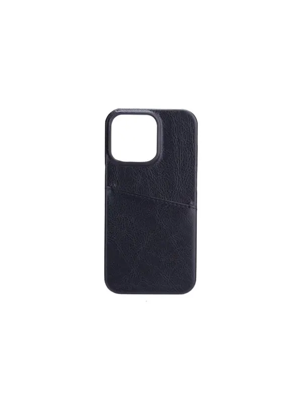 ONSALA Mobile Cover Black with Cardpocket iPhone 13 Pro