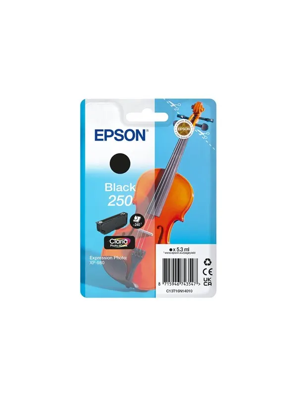 Epson 250 - black - original - ink cartridge