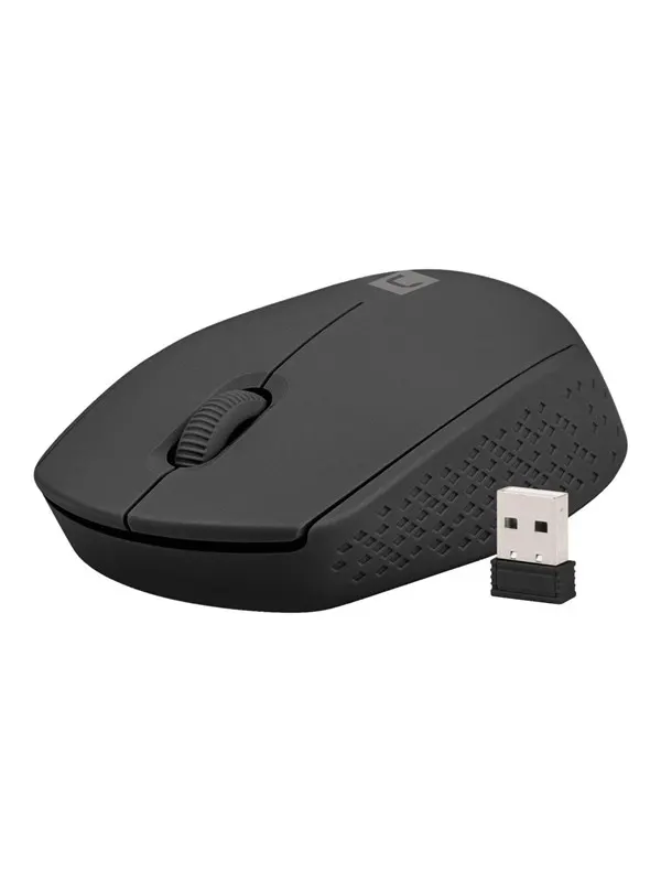 Natec STORK - mouse - 2.4 GHz - black - Mouse - Optic - 3 knappar - Svart
