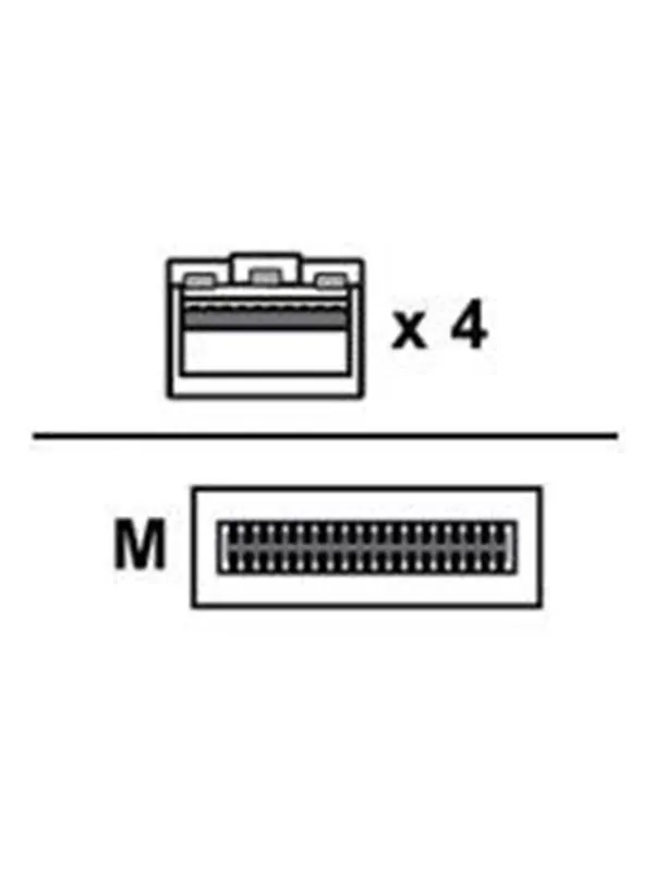 Lenovo Breakout - 100GBase-CU direct attach cable - 5 m - 5m