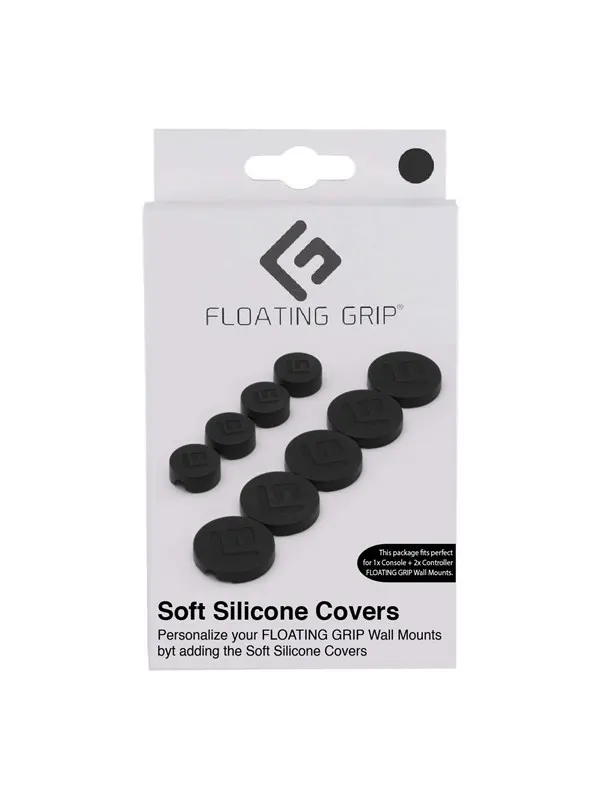 Floating Grip Wall Mount Covers (Black)