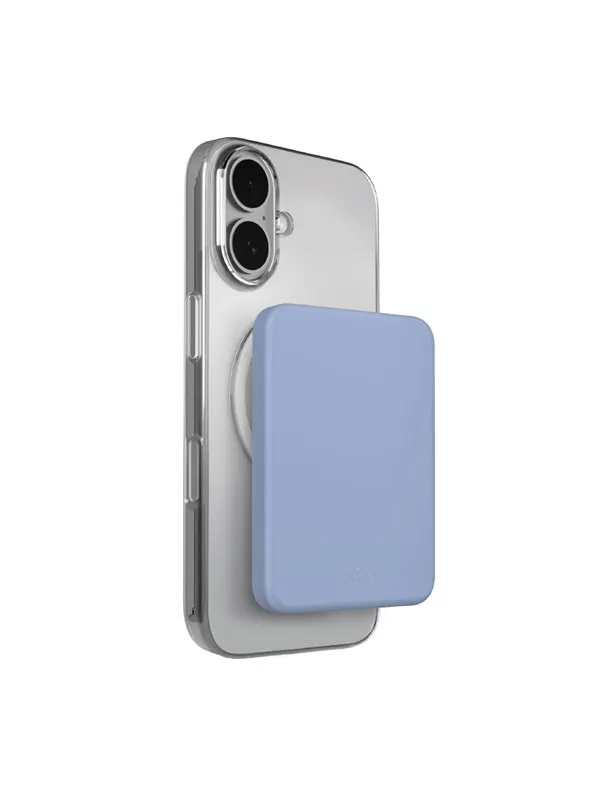 Puro 4200mAh ultra-thin compatible with MagSafe USB-C - blue - 4200 mAh
