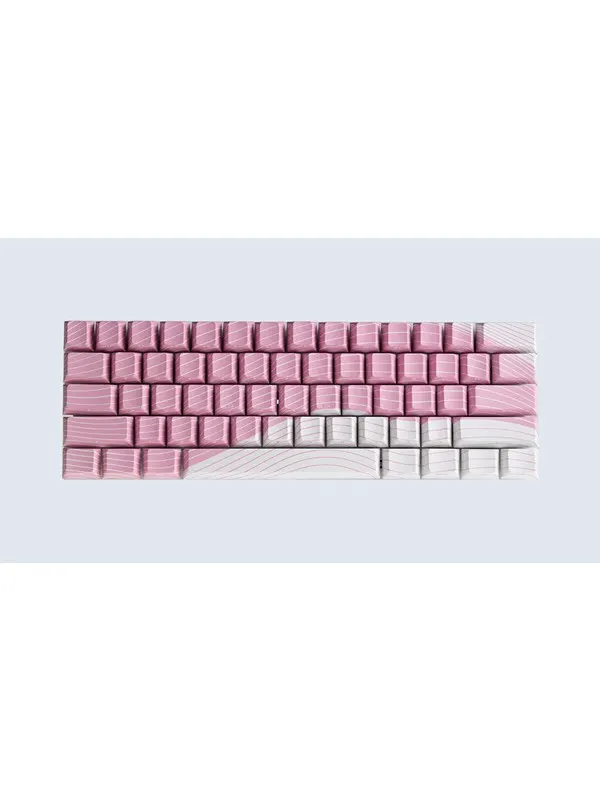 Wooting Magnetic Waves ANSI Keycaps - Blossom Pink edition - Knappsats - Engelska (US) - Rosa