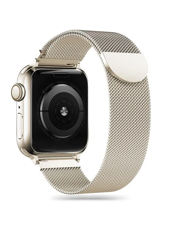 Tech-Protect MilaneseBand Strap for Apple Watch 4 / 5 / 6 / 7 / 8 / 9 / SE / Ultra 1 / 2 (42/44/45/49 mm) - Beige