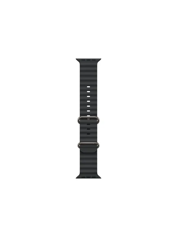 Apple 49mm Black Ocean Band - Titanium Finish