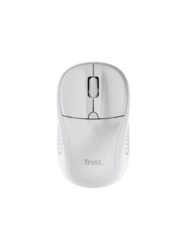 Trust Primo - 2.4 GHz - matt white - Mouse - Optic - 4 knappar - Vit