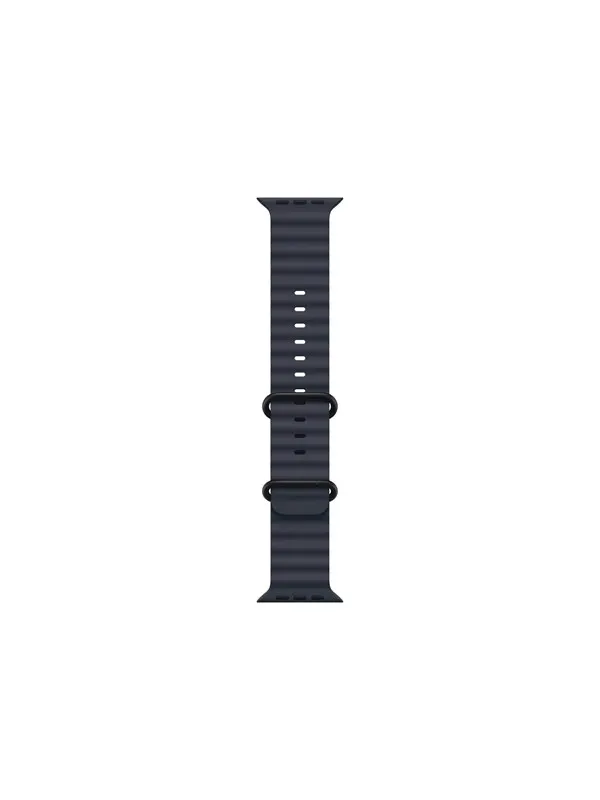 Apple 49mm Navy Ocean Band - Black Titanium Finish
