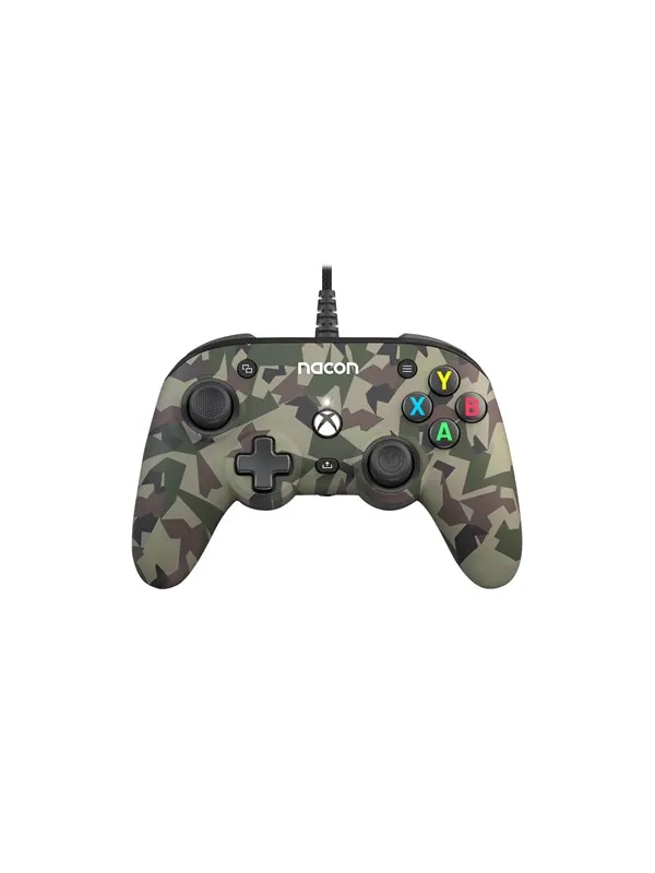 NACON Wired Pro Compact Controller Green Camo - Wired Controller - Microsoft Xbox One