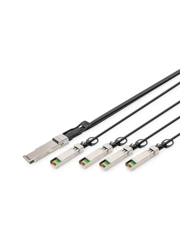 DIGITUS 40GBase direct attach cable - 3 m - Svart - 3m