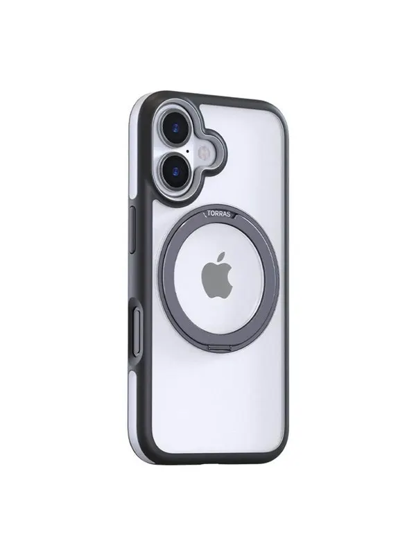 Torras Ostand R Fusion Case for iPhone 16 Plus (Black)