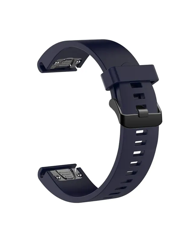 FIXED Silikonrem för Garmin QuickFit 20 mm Mörkblå
