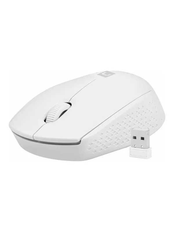 Natec STORK - mouse - 2.4 GHz - white - Mouse - Optic - 3 knappar - Vit